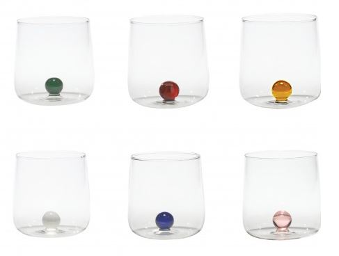 Bicchieri Bilia “Zafferano” – Confezione da 6 – colori assortiti